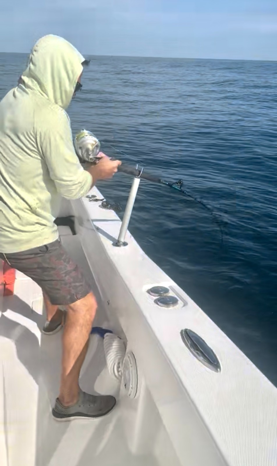 Bluefin Tuna Boat Rod Holder Pole Assist Leverage Support Bar Dev Fishing